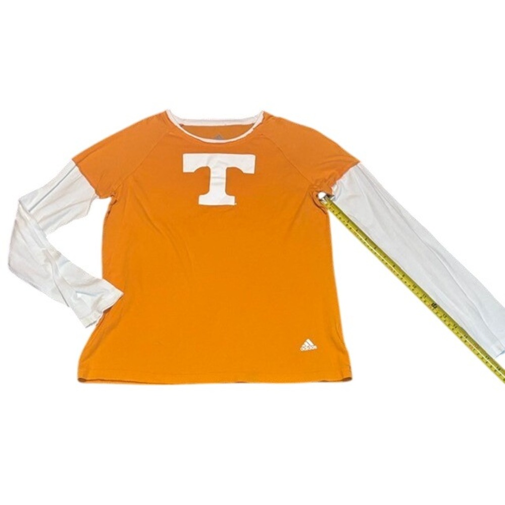 Adidas Tennessee Volunteers Womens Orange White Long Sleeve T-Shirt Size Medium